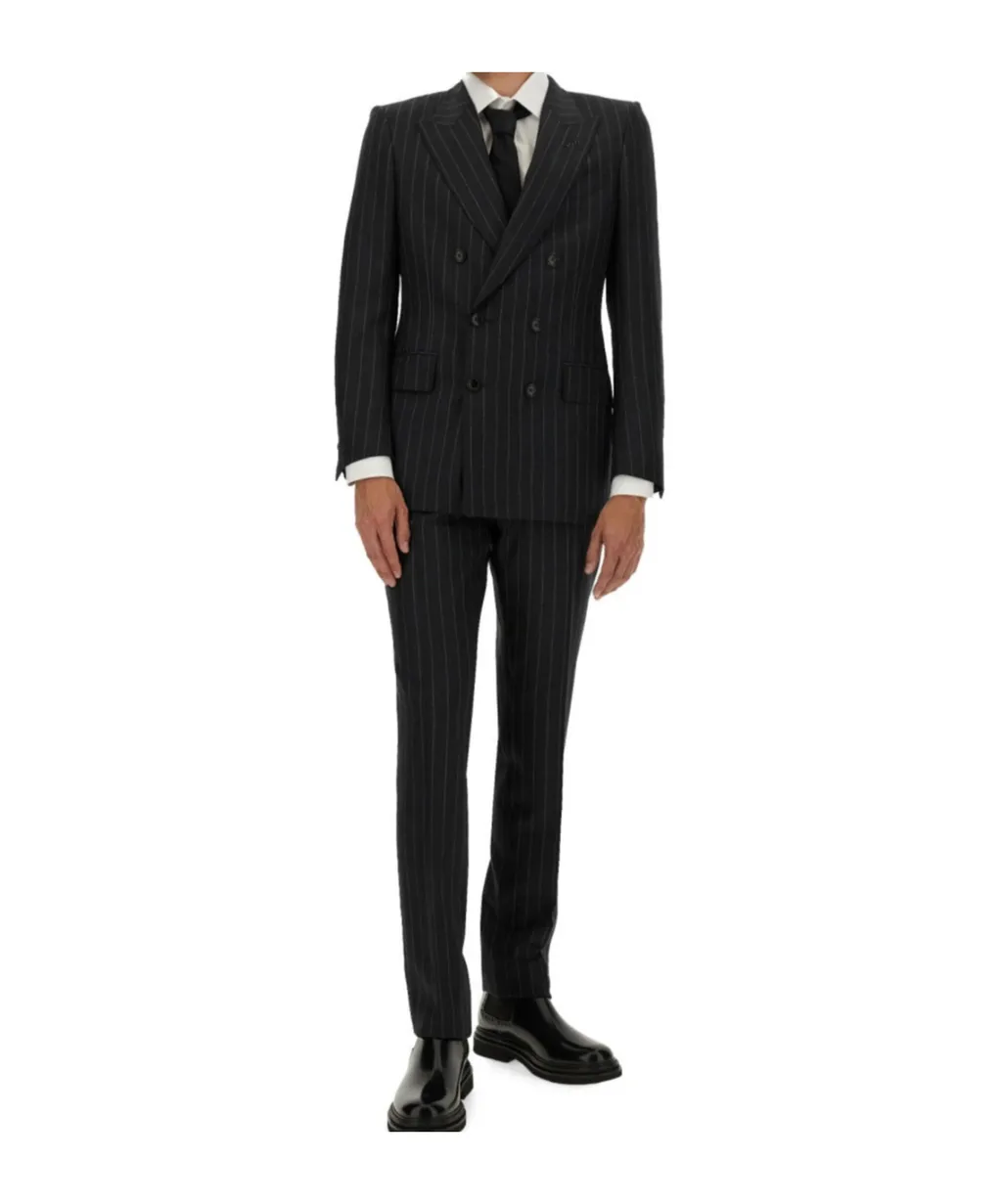Two-Piece Striped Suit