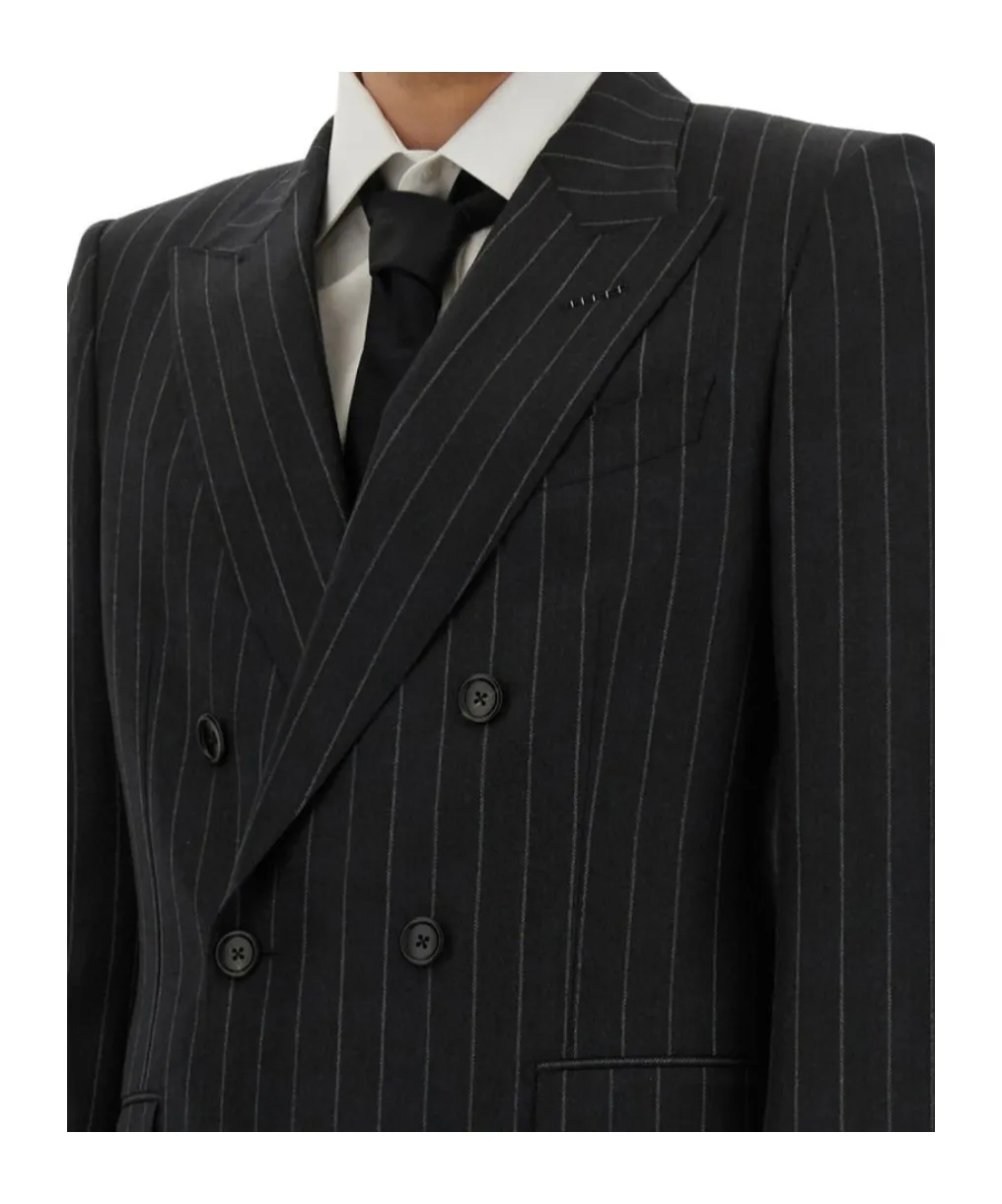 Two-Piece Striped Suit