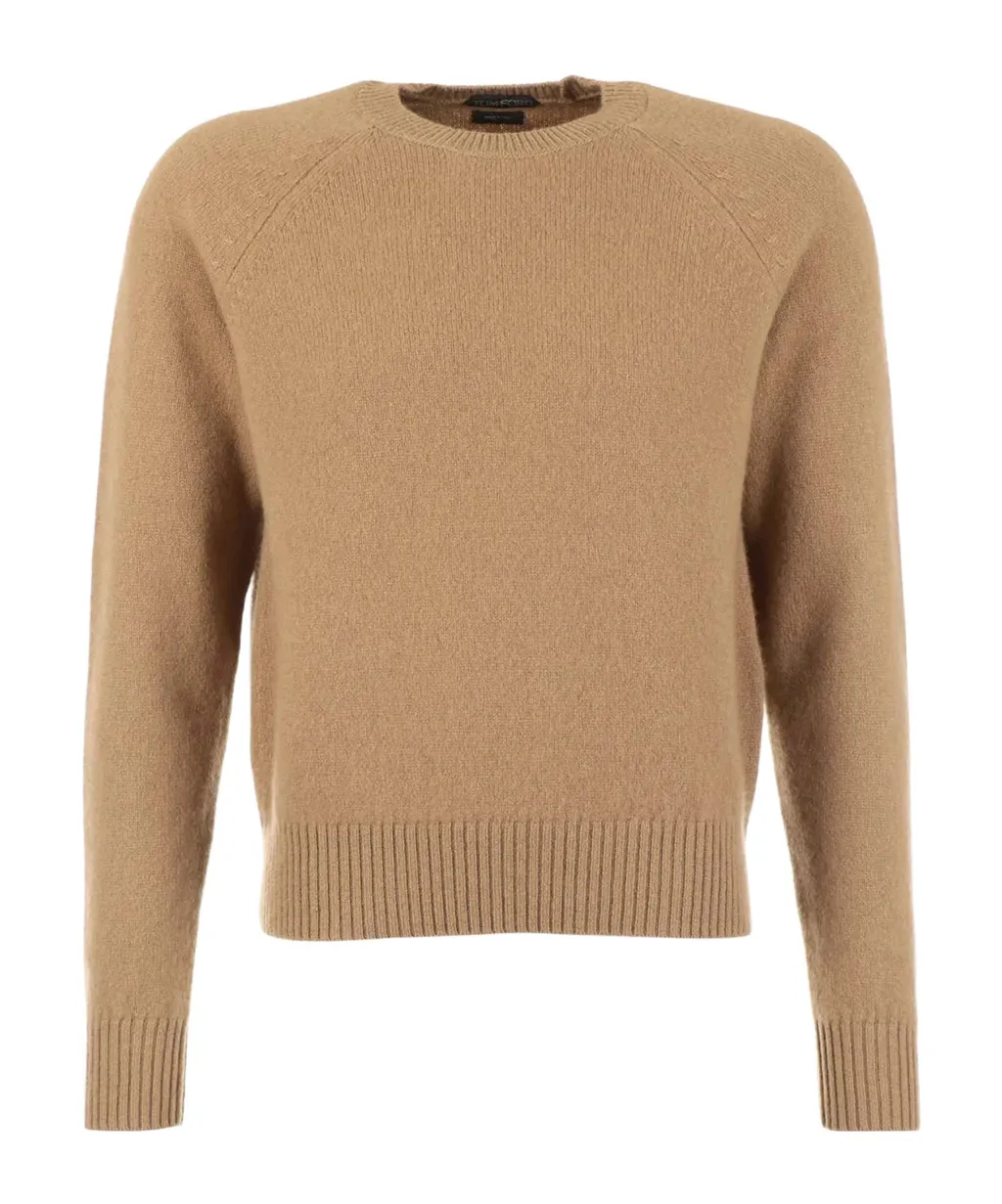Raglan-Sleeve Cashmere Sweater