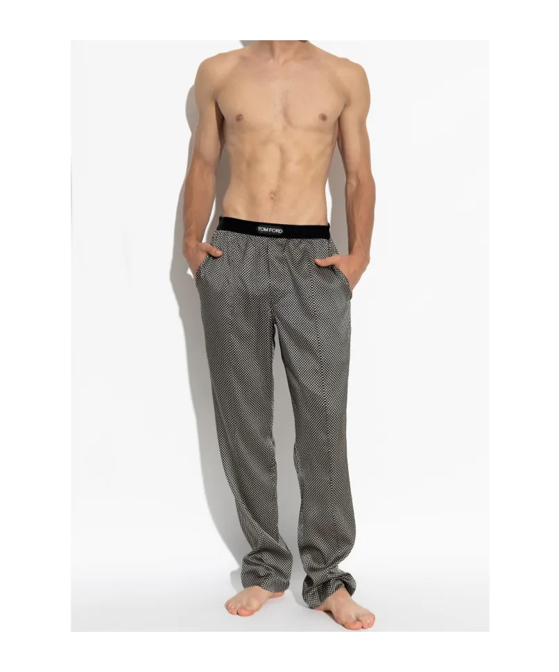 Polka-Dot Pajama Trousers