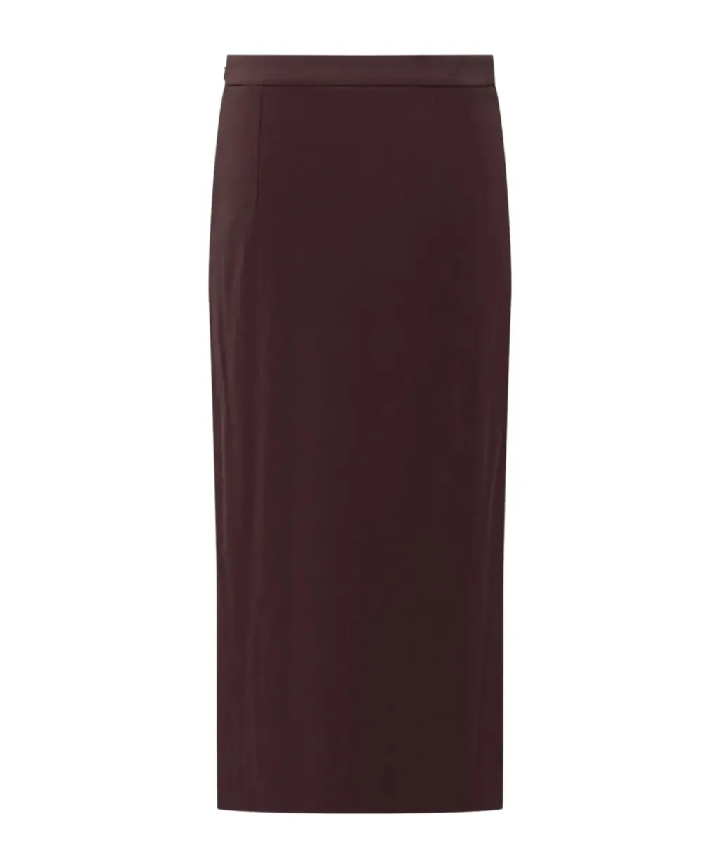 Pleated Midi Skirt