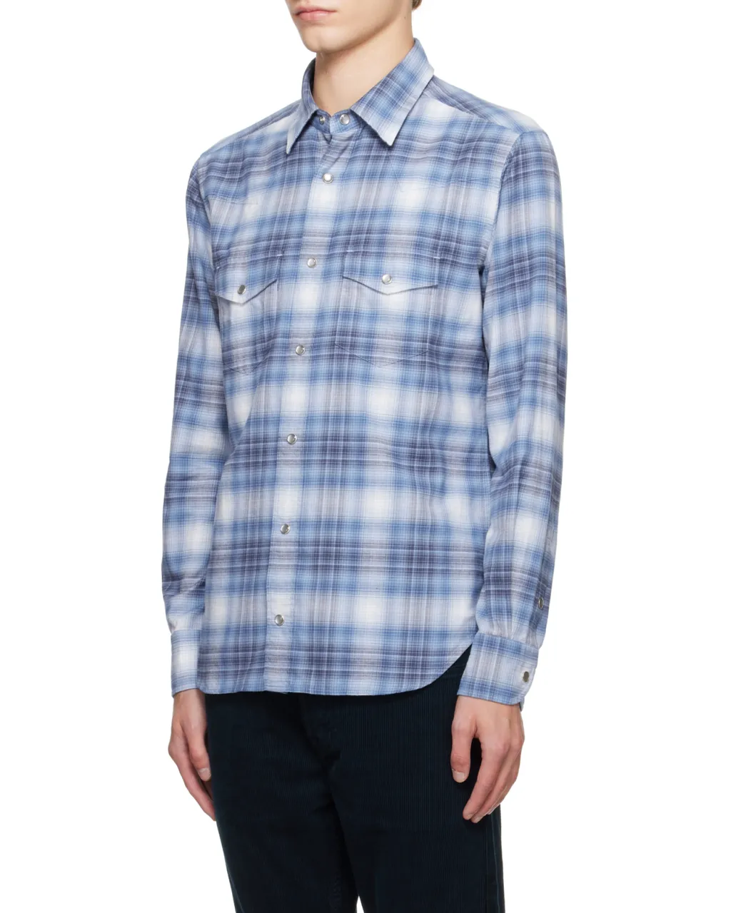Long Sleeved Checked Shirt