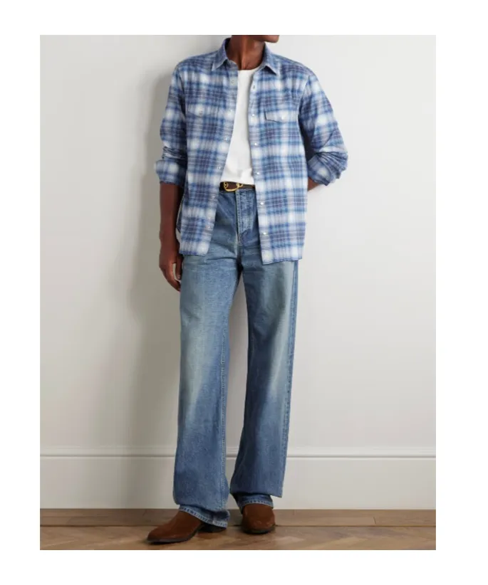 Long Sleeved Checked Shirt