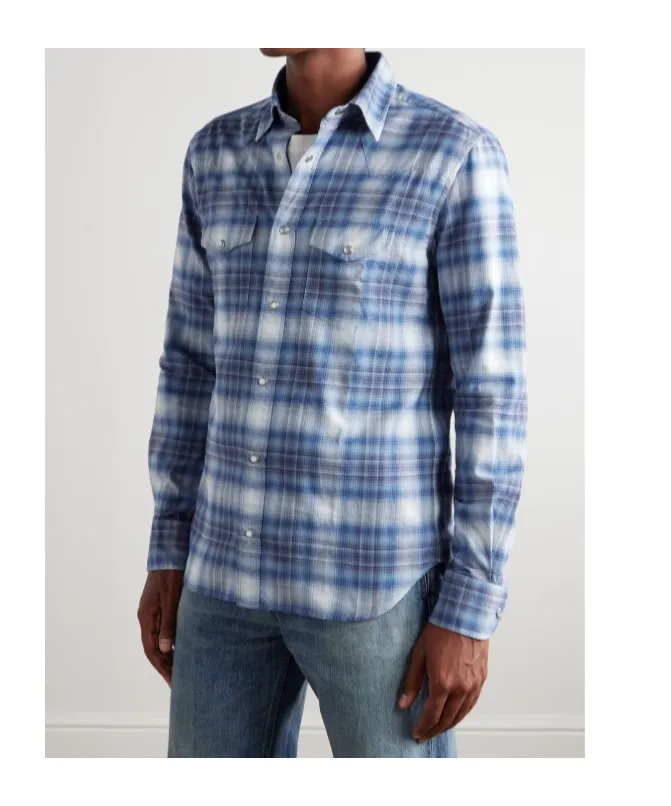 Long Sleeved Checked Shirt