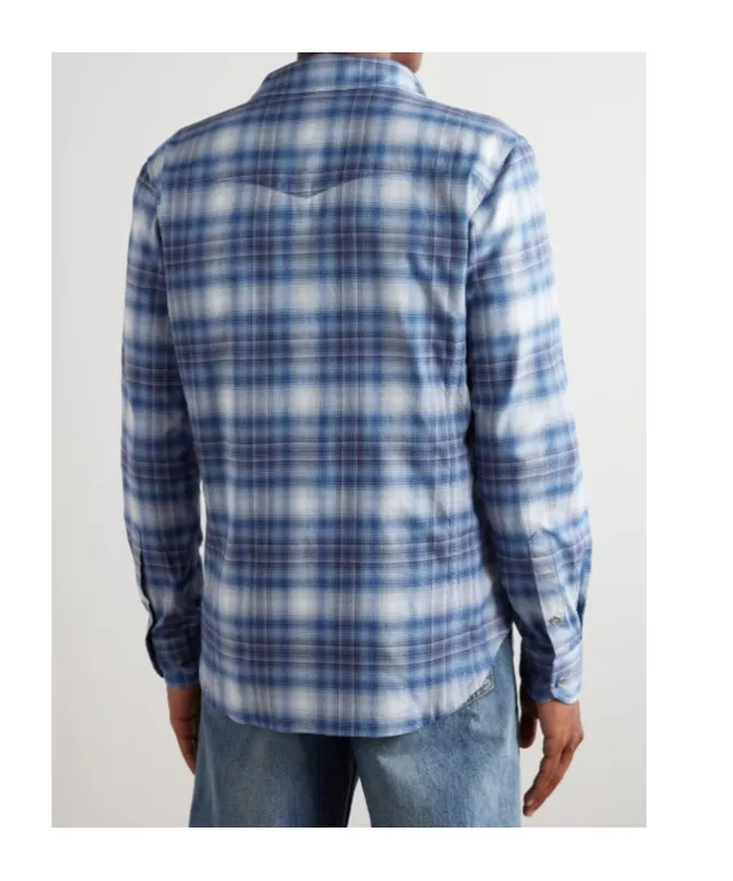 Long Sleeved Checked Shirt