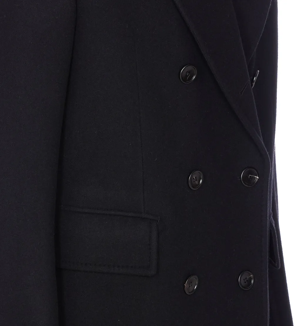 Double Splittable Twill Coat