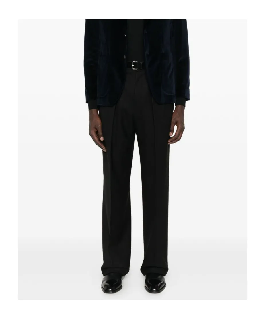 Pleated-Front Trousers