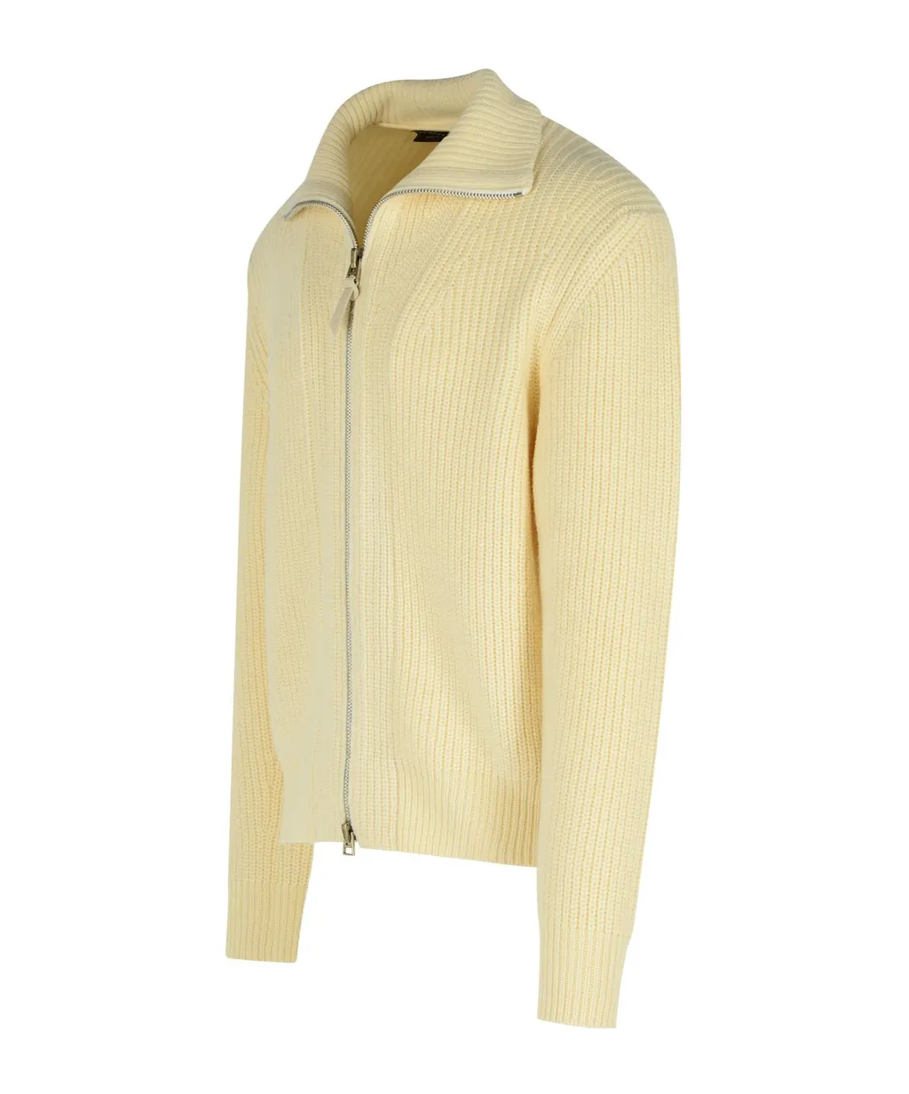 Zip-Up Long Sleeved Cardigan