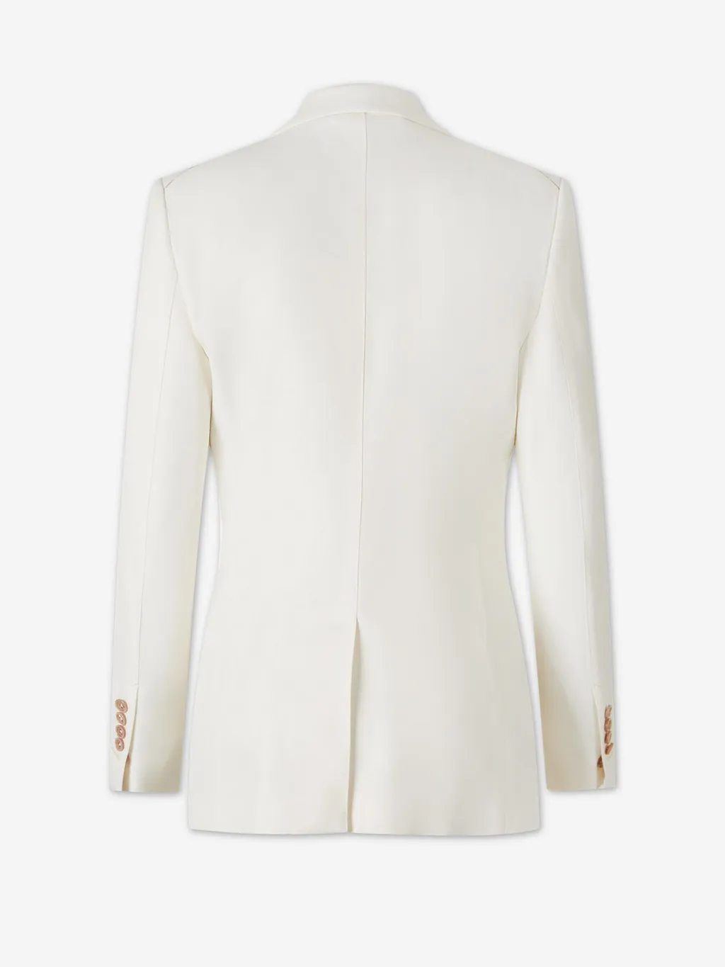 Single-Breasted Twill Blazer