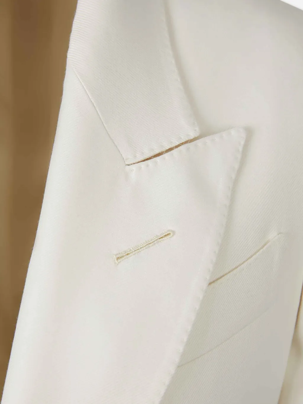 Single-Breasted Twill Blazer