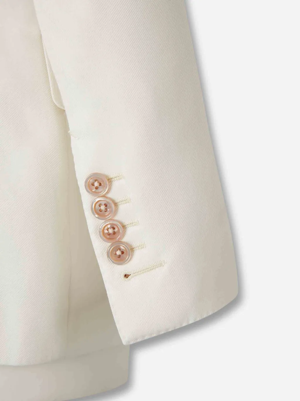Single-Breasted Twill Blazer