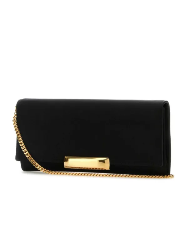 Satin Bar Clutch Bag