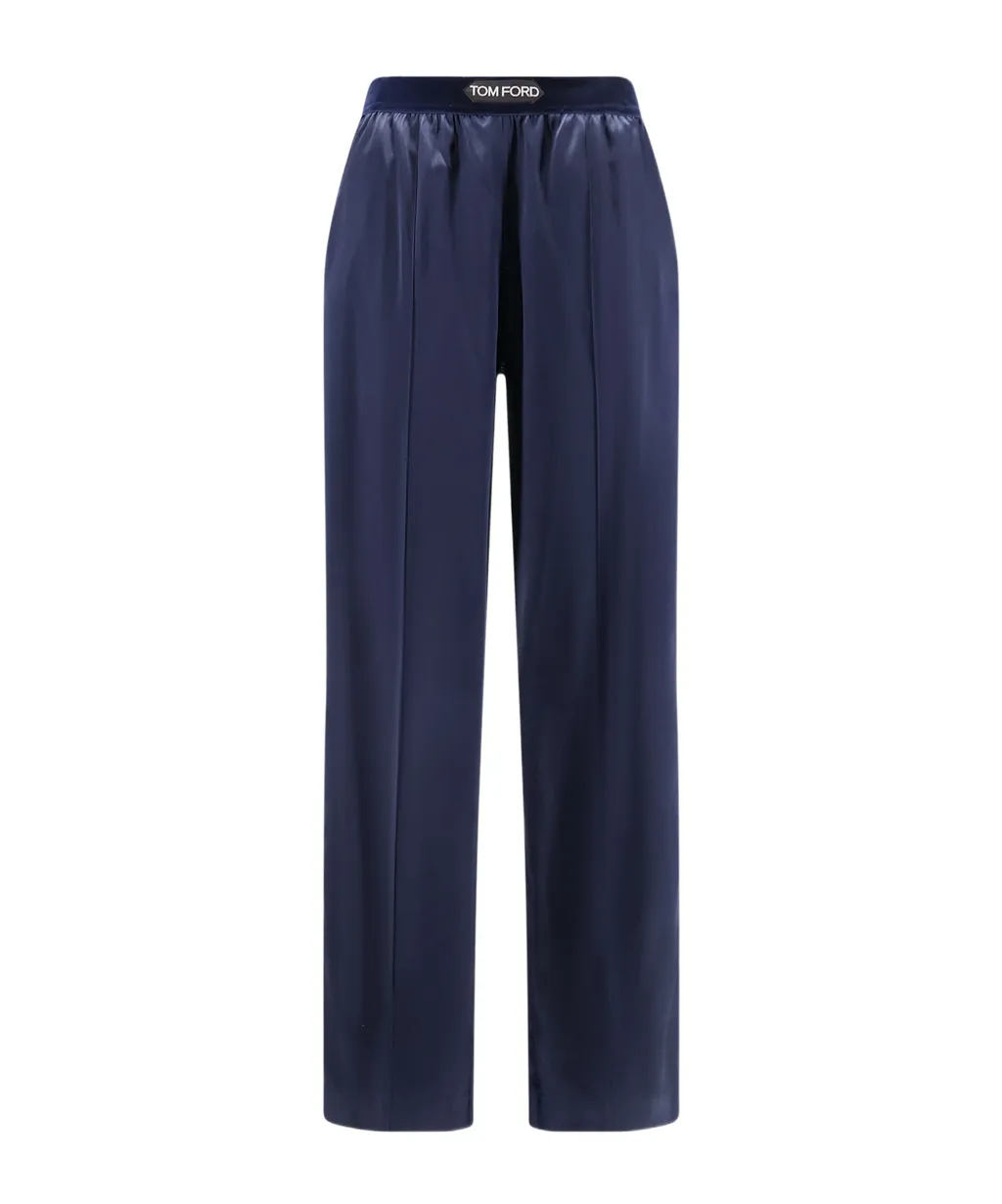 Stretch Satin Pj Pants