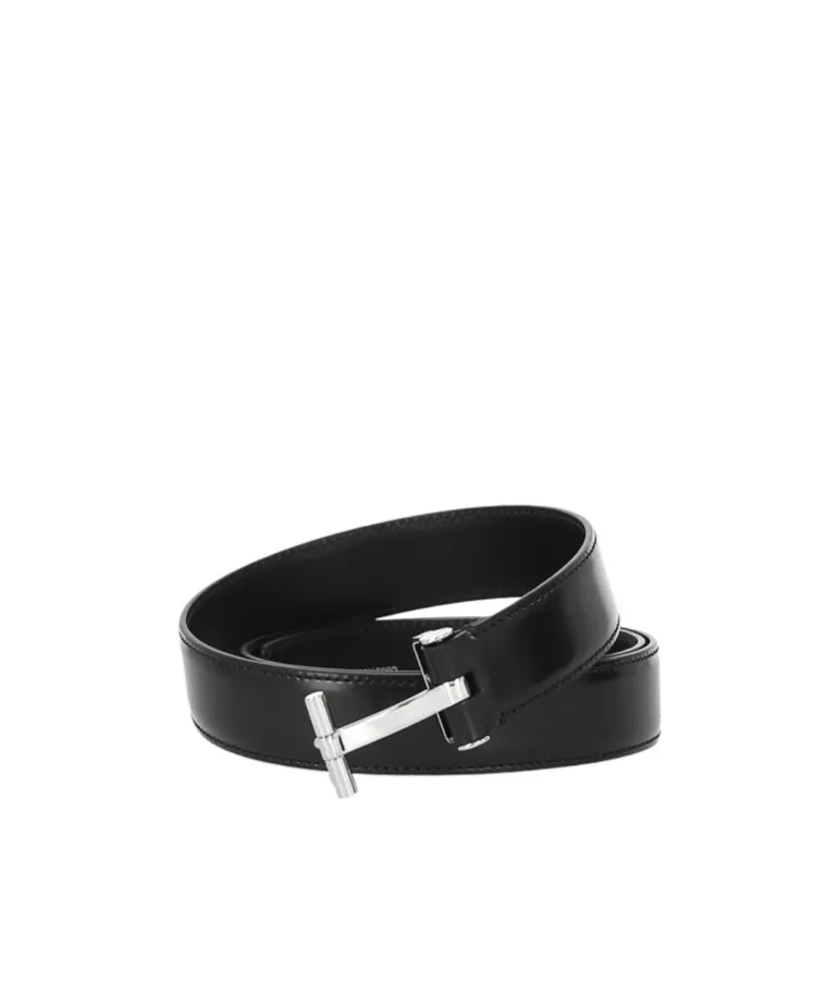 T-Buckle Leather Belt