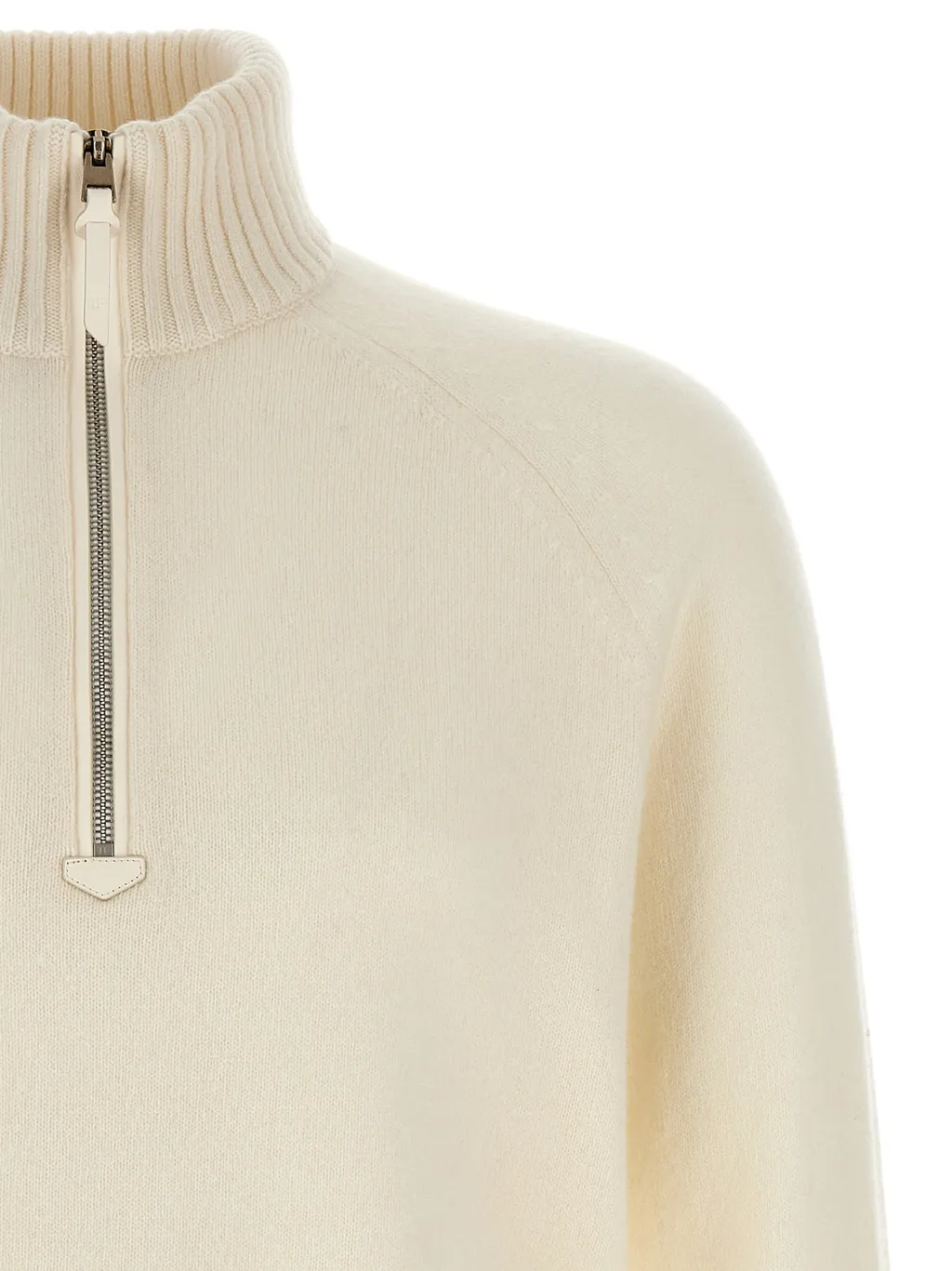 Half Zipped Knit Sweater