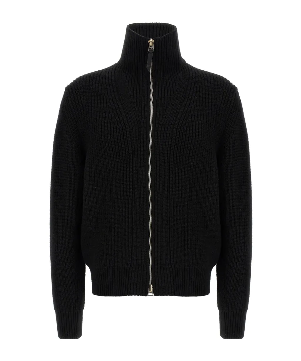 Zip-Up Long Sleeved Cardigan