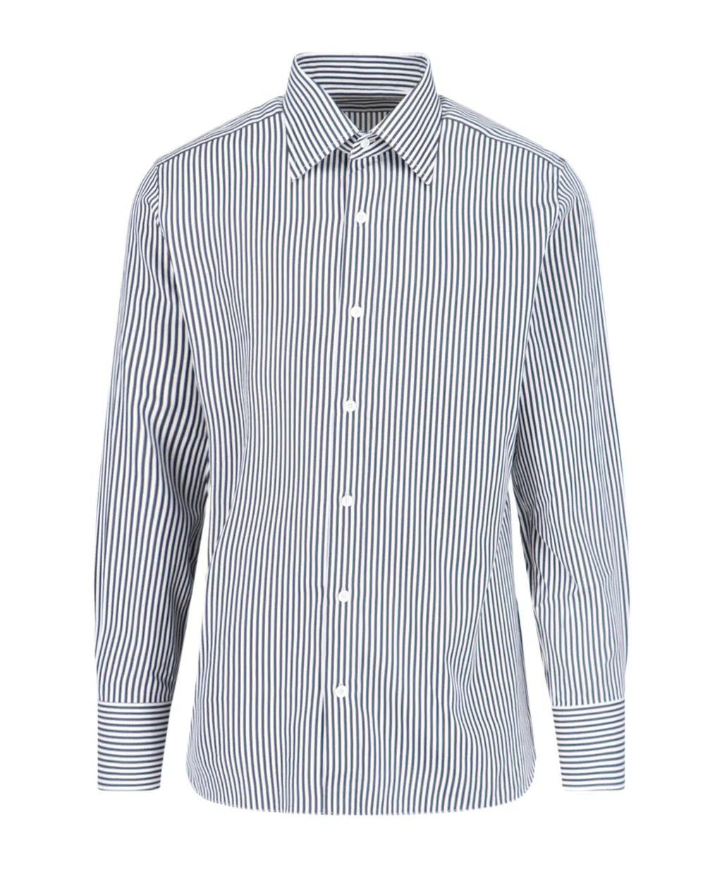 Striped Long-Sleeved Shirt