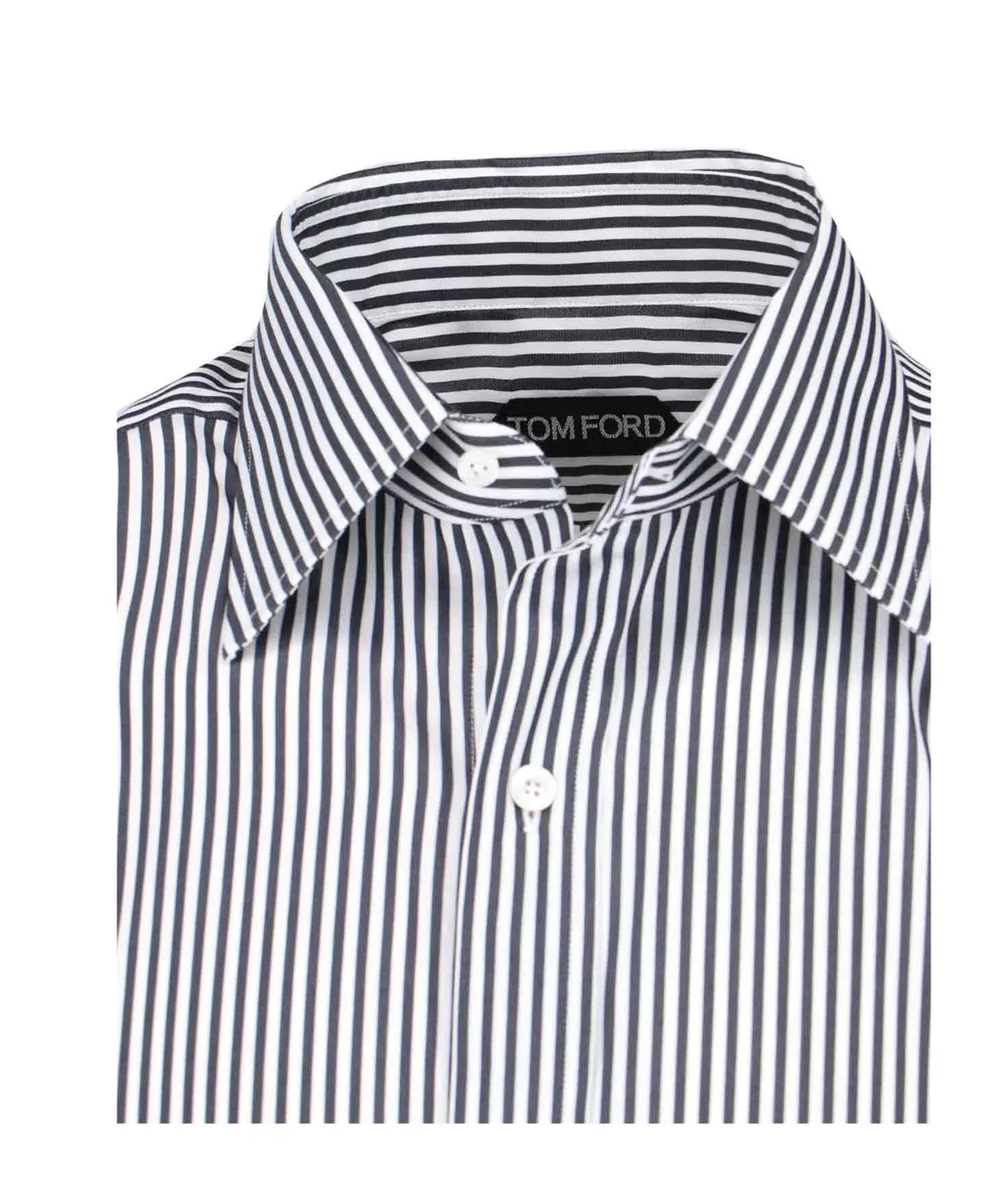 Striped Long-Sleeved Shirt
