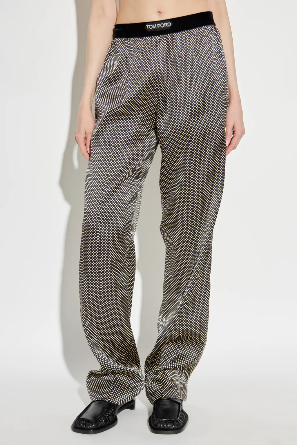 Polka Dot Printed Pants
