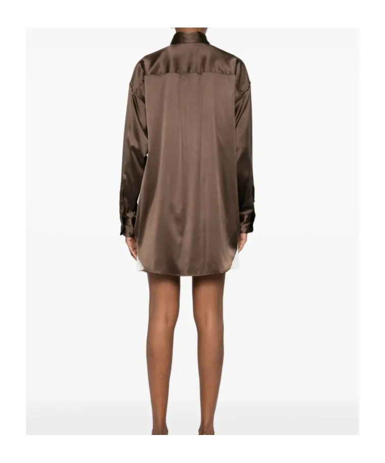 Satin Relaxed Fit Shirt