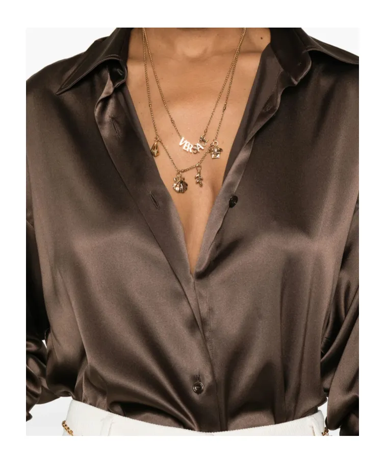 Satin Relaxed Fit Shirt