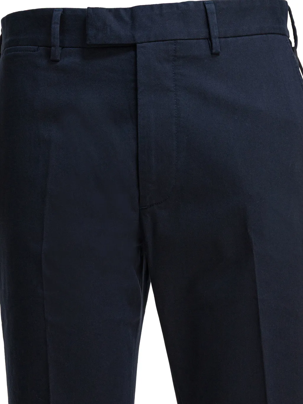 Straight Leg Twill Chino Trousers