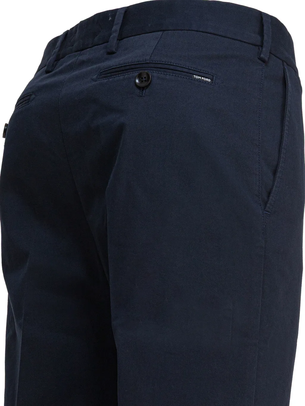Straight Leg Twill Chino Trousers