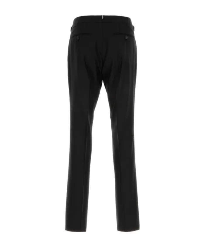 Stretch Pleated Pants