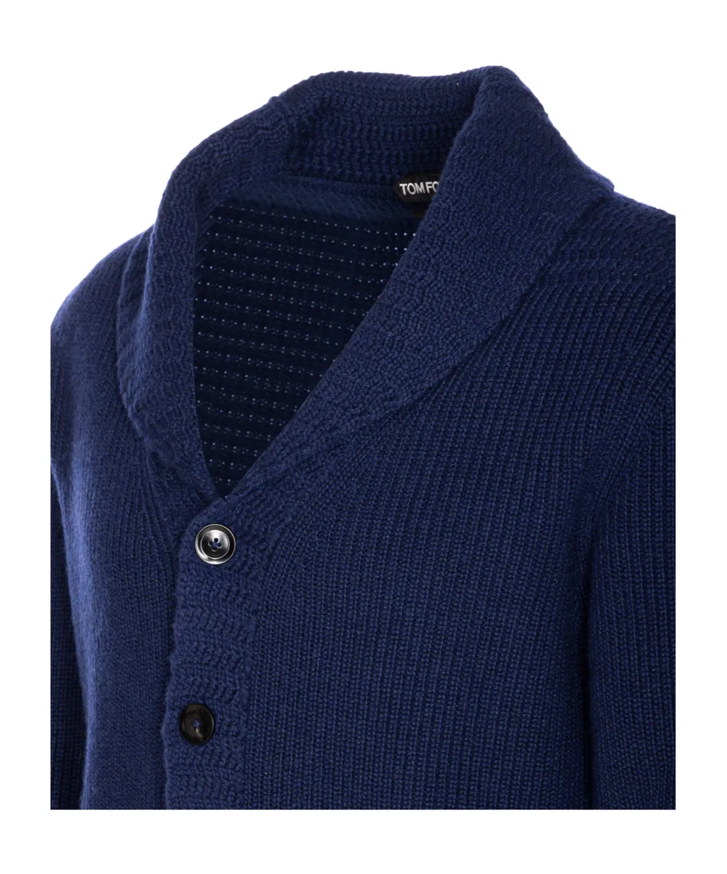 V-Neck Buttoned Cardigan