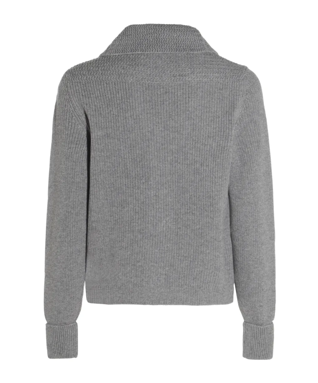 V-Neck Buttoned Cardigan