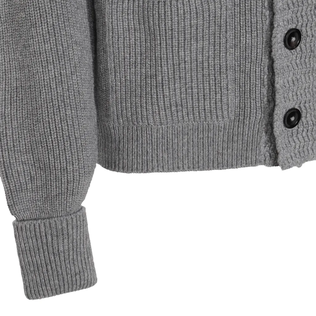 V-Neck Buttoned Cardigan