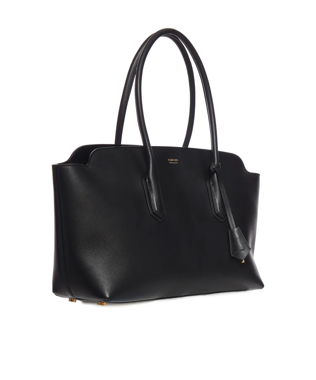 Logo Stamp Large Shoulder Bag