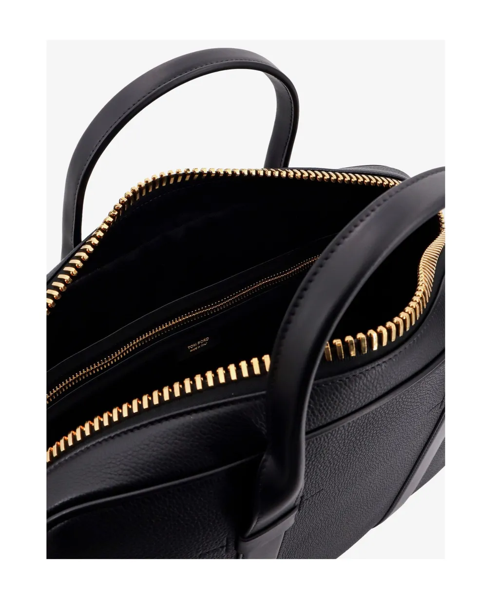 Zipped Top Handle Briefcase