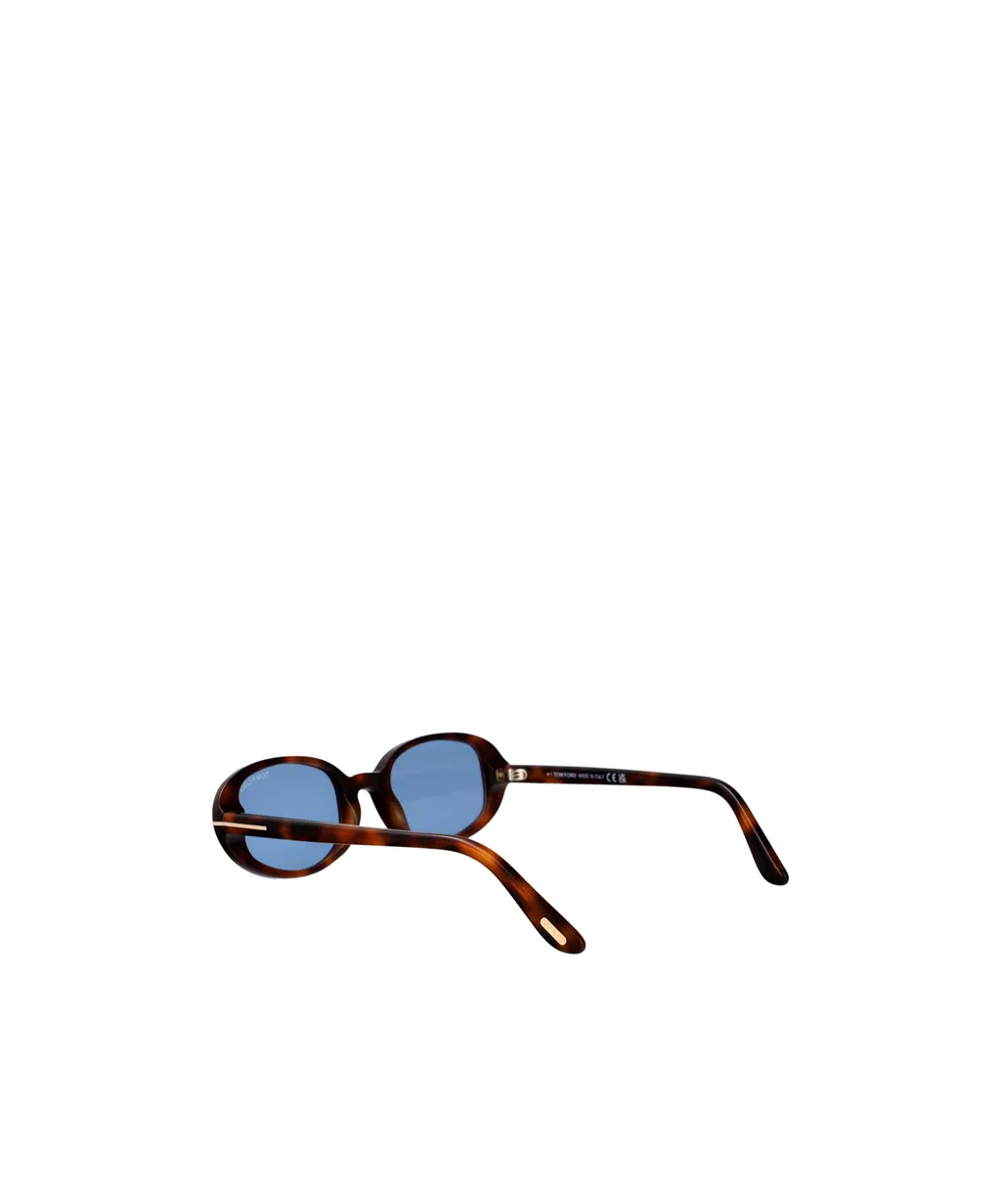 Oval-Frame Sunglasses