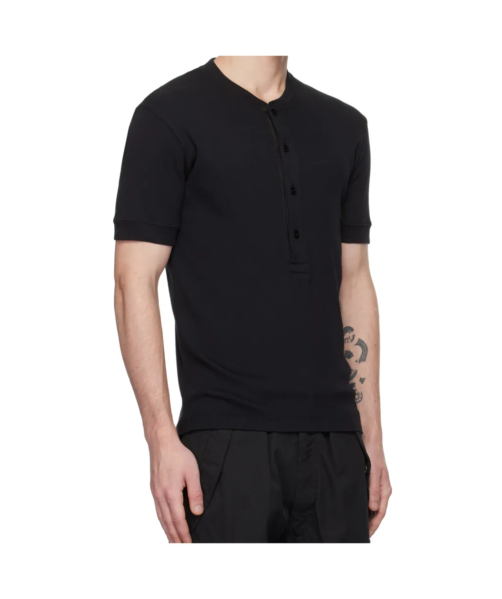 Cotton Modal Rib Henley