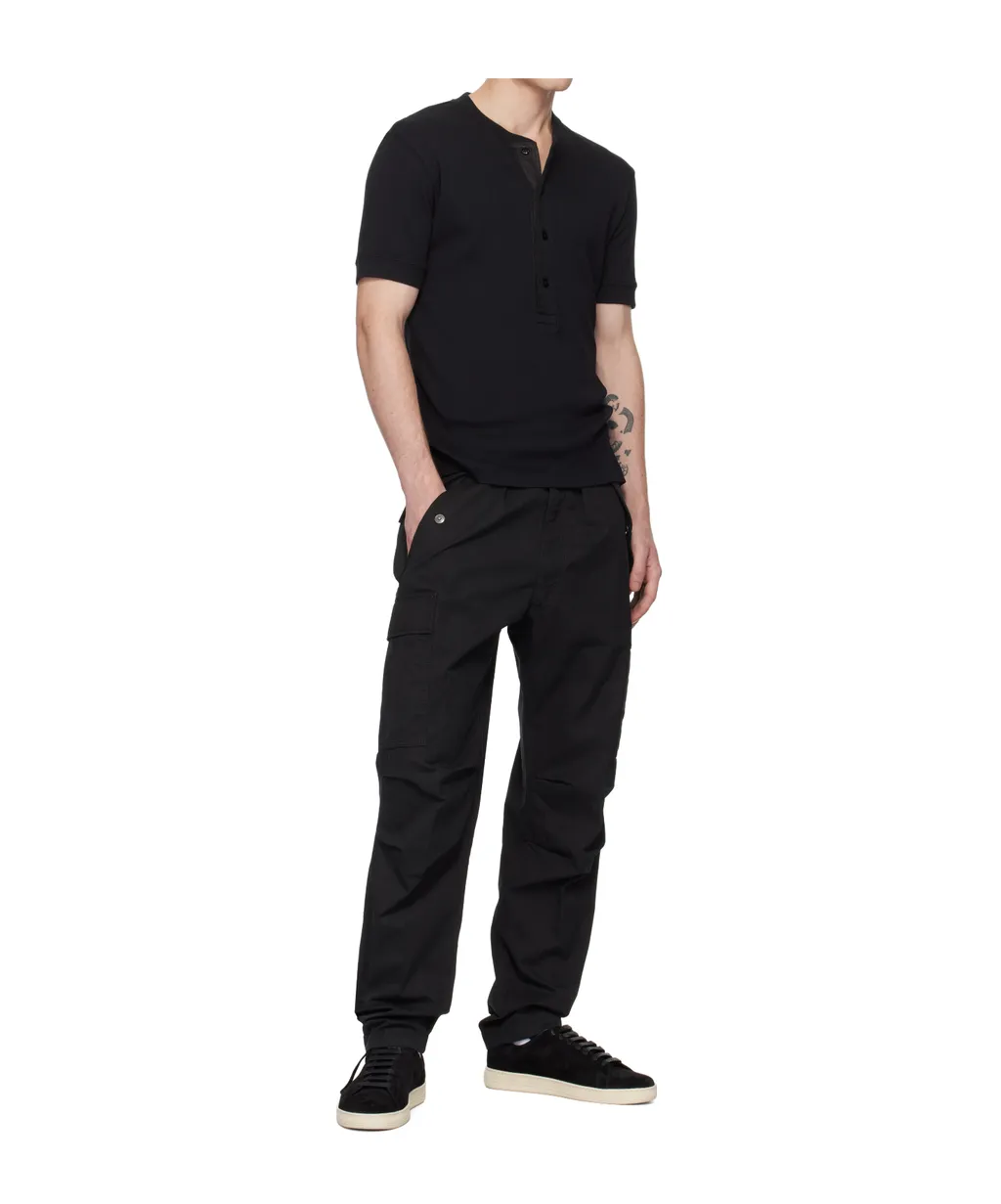 Cotton Modal Rib Henley