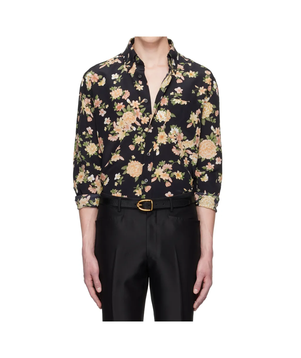 Crepe De Chine Fluid Fit Shirt