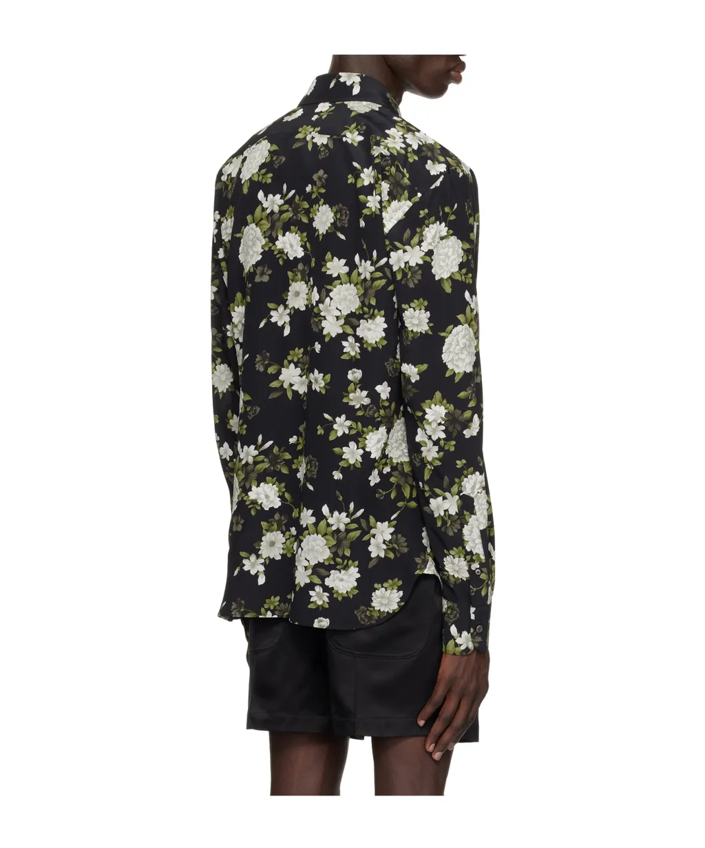 Crepe De Chine Fluid Fit Shirt