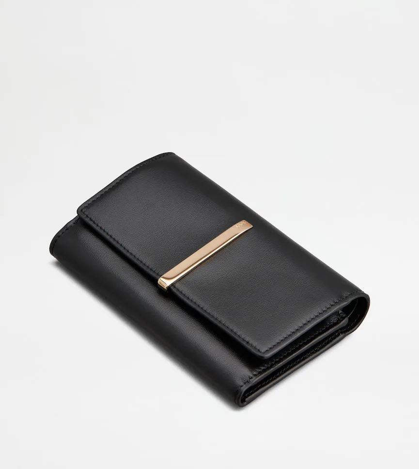 Logo Engraved Tri-Fold Wallet