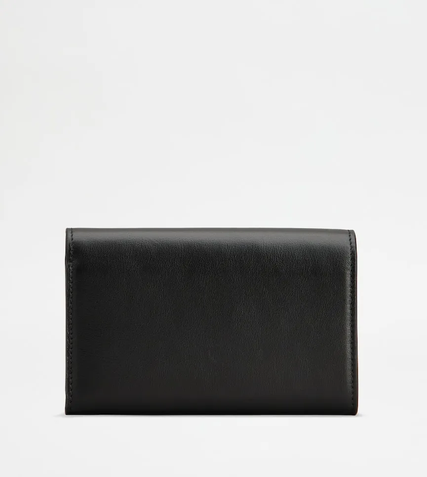 Logo Engraved Tri-Fold Wallet