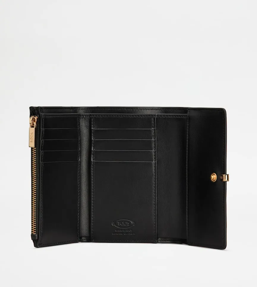 Logo Engraved Tri-Fold Wallet