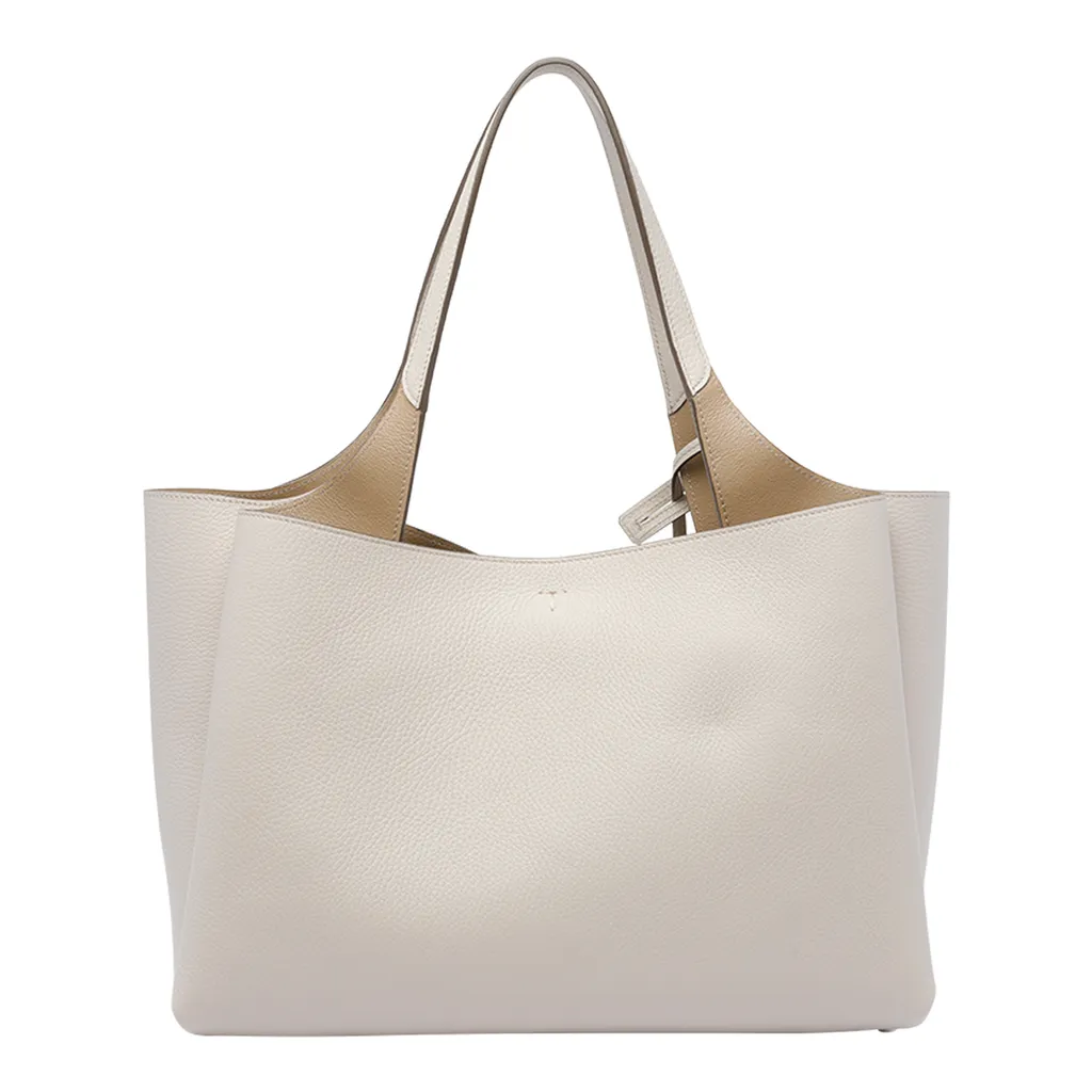 T Timeless Logo Plaque Medium Tote Bag