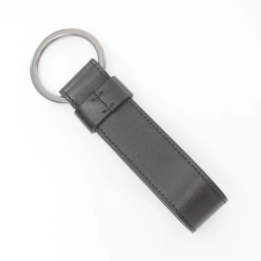 T Logo Keychain