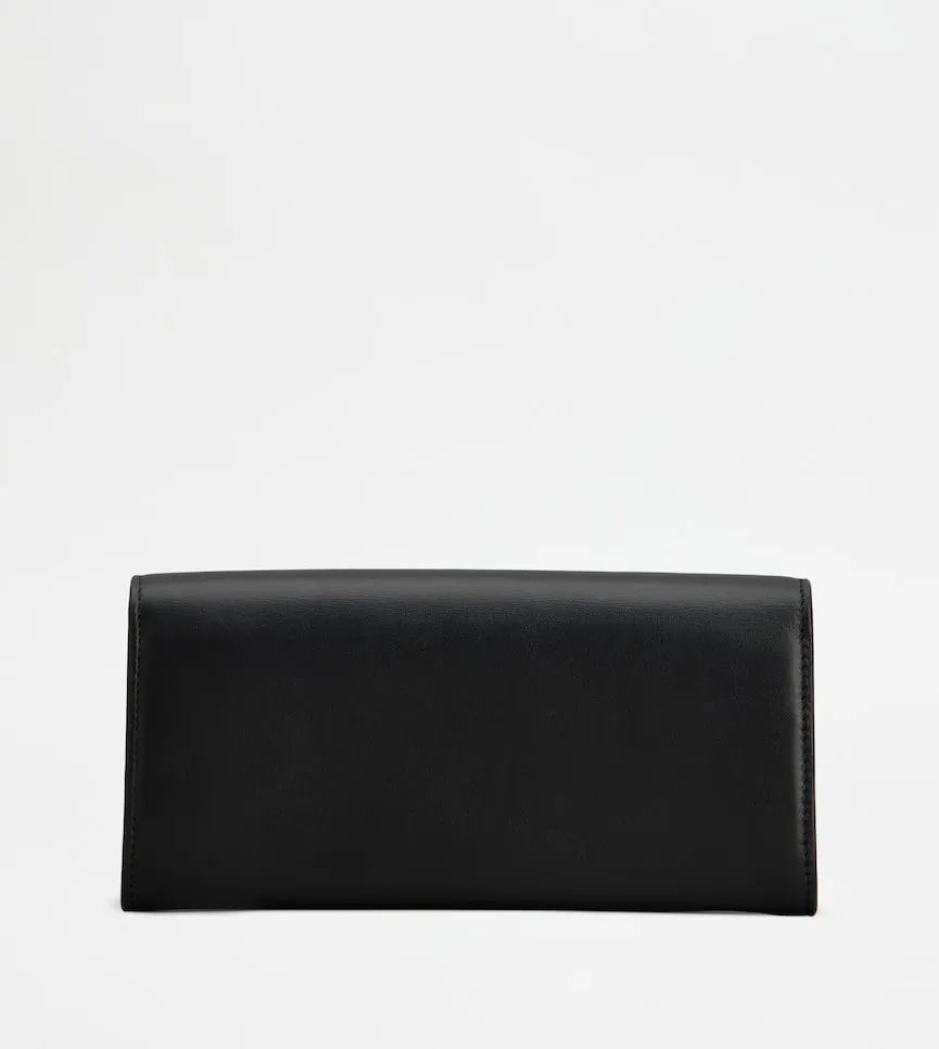 Engraved-Logo Leather Wallet