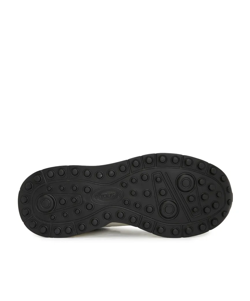 Suede-Panelled Sneakers