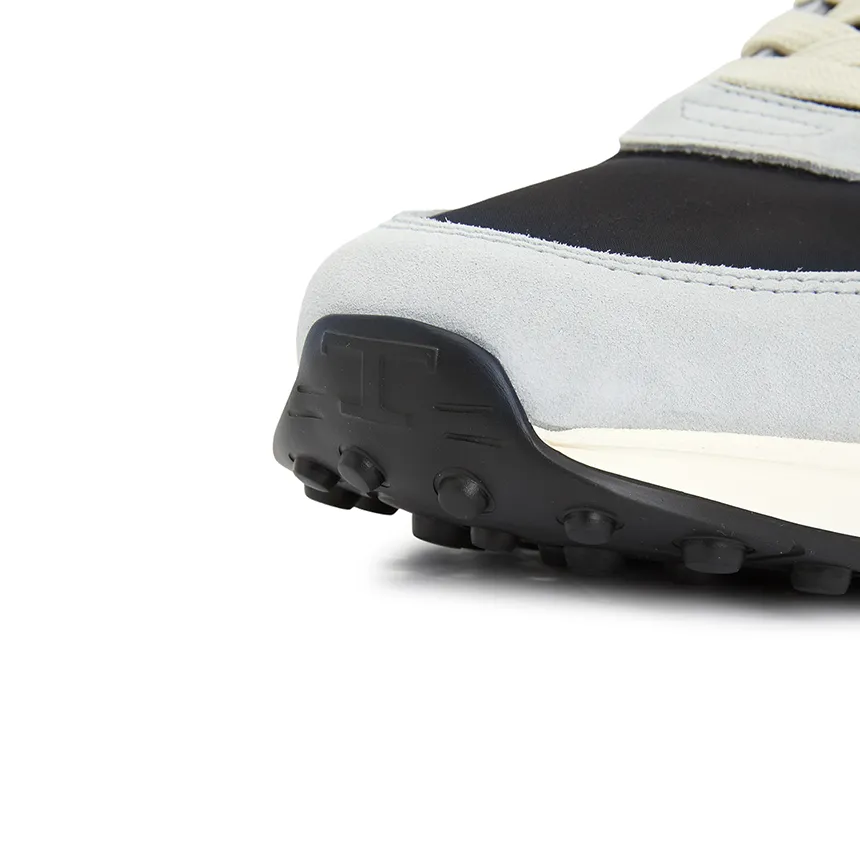 Suede-Panelled Sneakers
