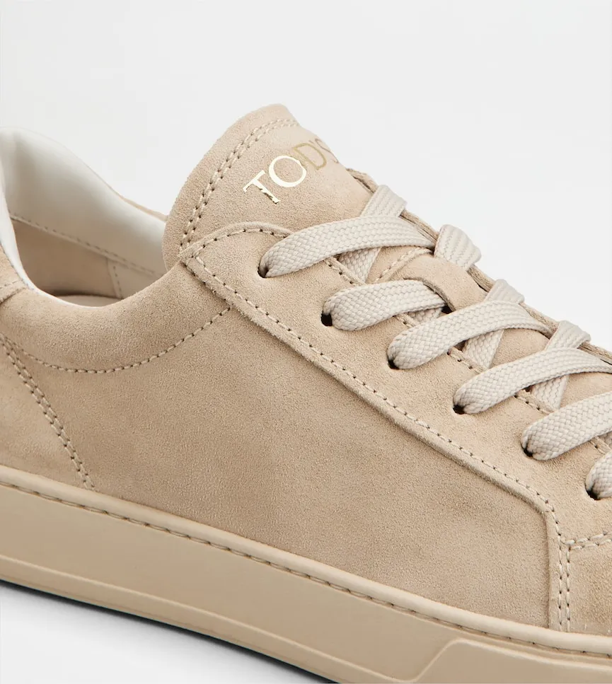 Round Toe Lace-Up Sneakers