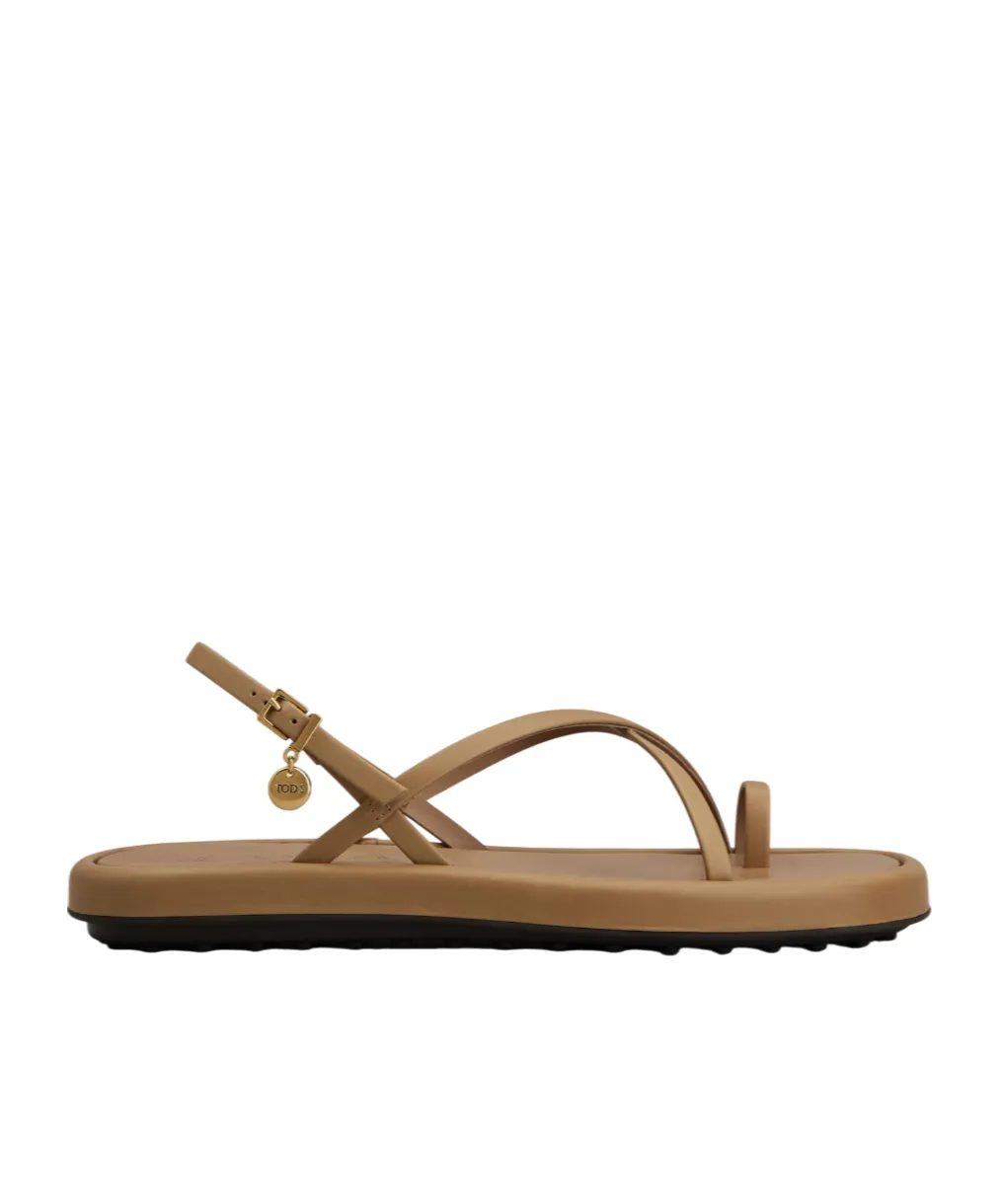 Leather Flat Sandals