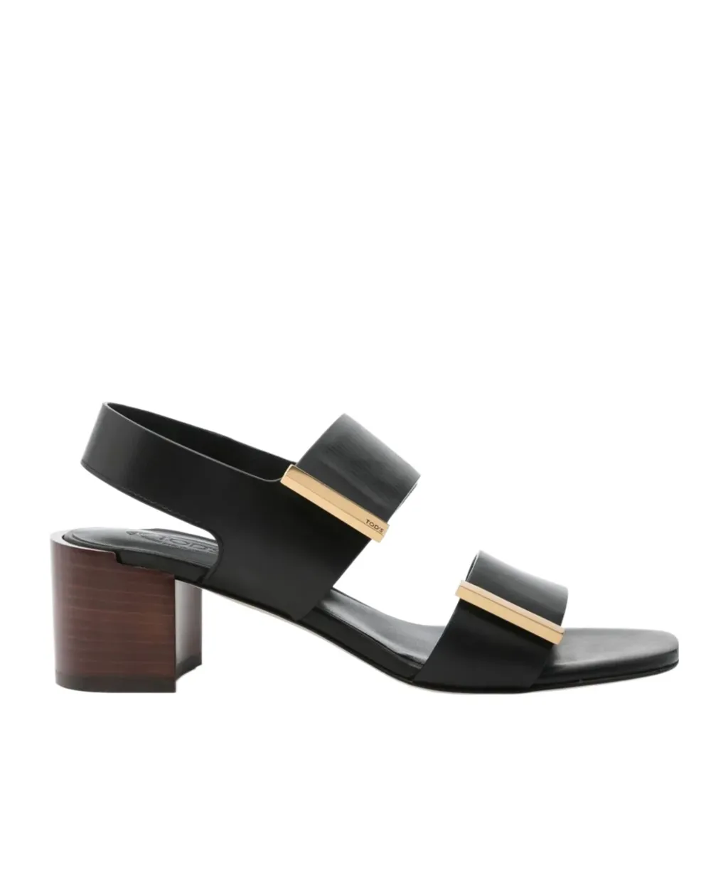 55Mm Leather Sandals