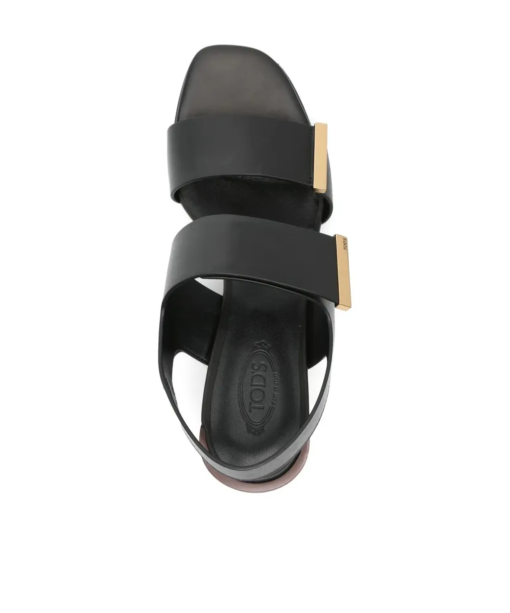 55Mm Leather Sandals